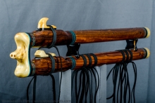Ironwood (desert) Native American Flute, Minor, Low C-4, #J20Ga (2)